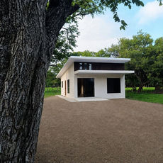 “Arquitectura de formas puras en conexión con la naturaleza”