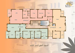 مسقط افقى للدور الثالث