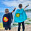 Thumbnail: Kids Satin Superhero Costume with Letter. Choose from Flash or Star Decoration