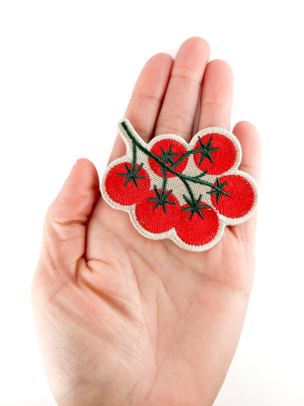 Thumbnail: Tomato Vine Embroidered Patch Garden Lover Iron On Patch Hat