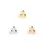 Thumbnail: 14k Solid Gold Tribead Cluster End