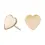 Thumbnail: 14k Solid Gold Heart Threadless End