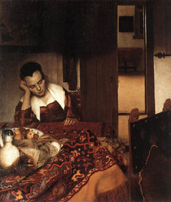 Girl Asleep At Table