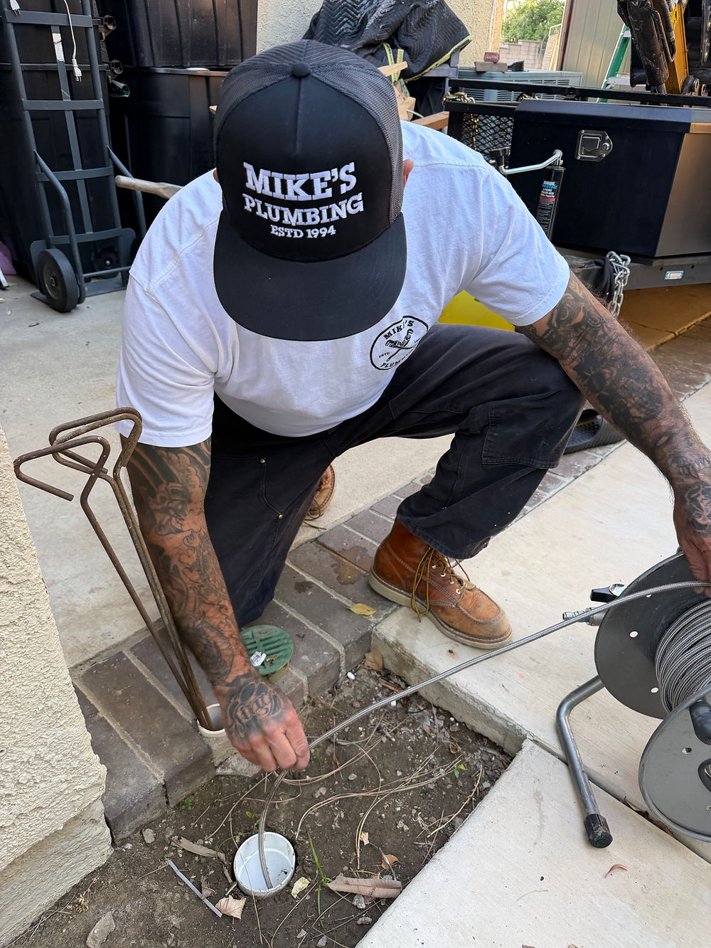 Hydro jetting drain cleaning