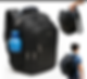 Mochila Masculina Impermeável Reforçada Aço Escola Notebook Preto Liso _ Frete grátis - Go