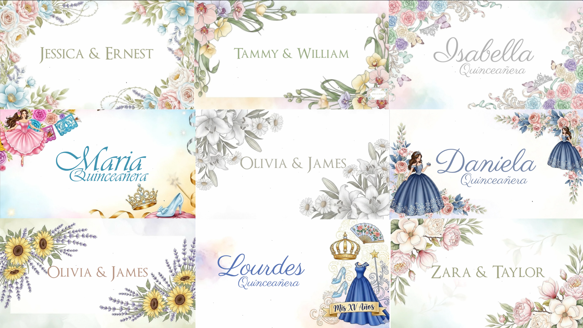 24 Animated XV Video Frames 50% Price