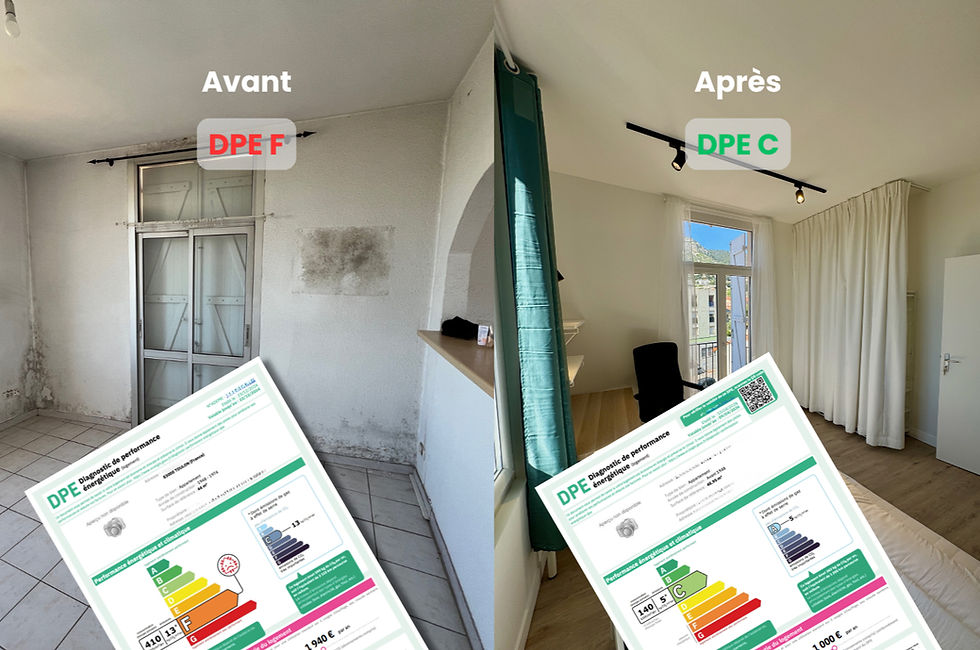 Passer d’un DPE F à un DPE C