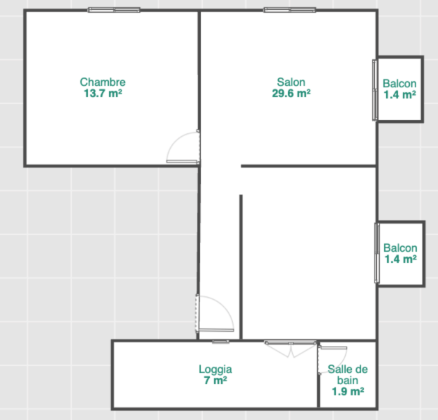 Plan avant rénovation
