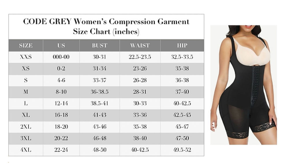 Thumbnail: CODE GREY Women's Compression Garment STYLE 147