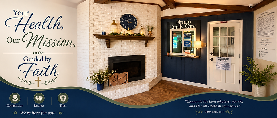 Personalized primary care at Firmin Family Care in Simmesport