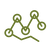 Molecular illustration representing peptide therapy