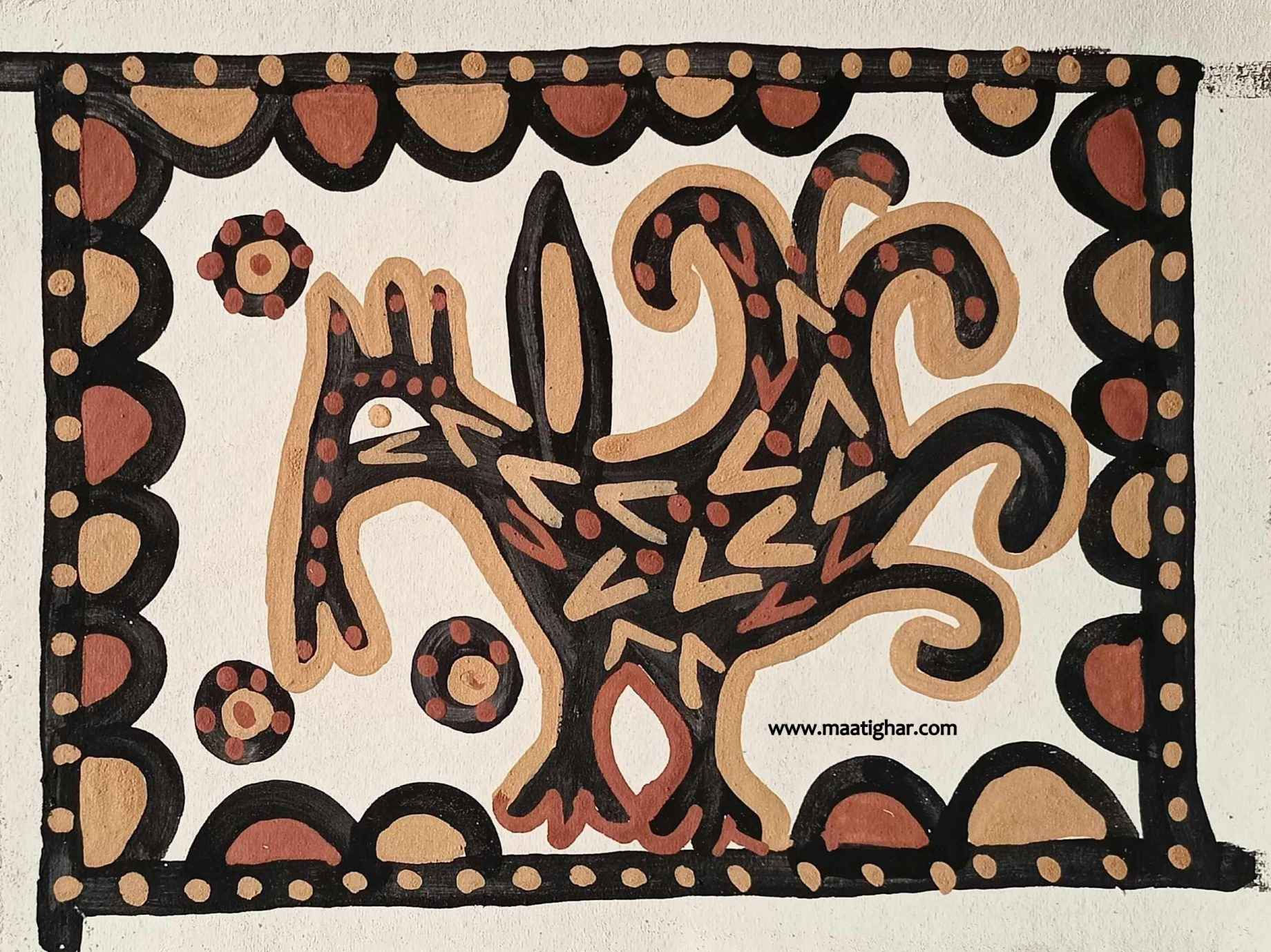 Sohrai Painting of Jharkhand by Maati Ghar