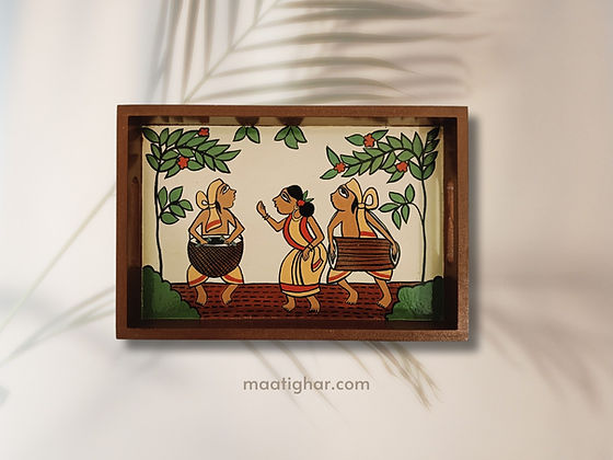 Hand-painted Trays | Maati Ghar