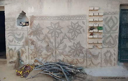 Khovar Painting on house wall