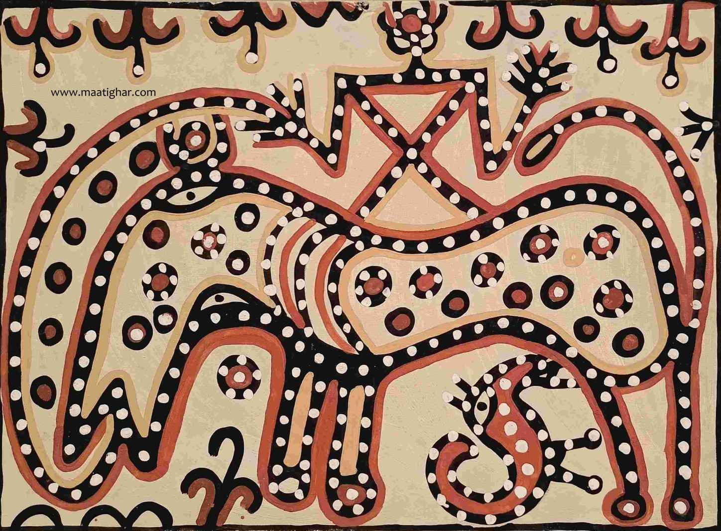 Sohrai Painting of Jharkhand by Maati Ghar