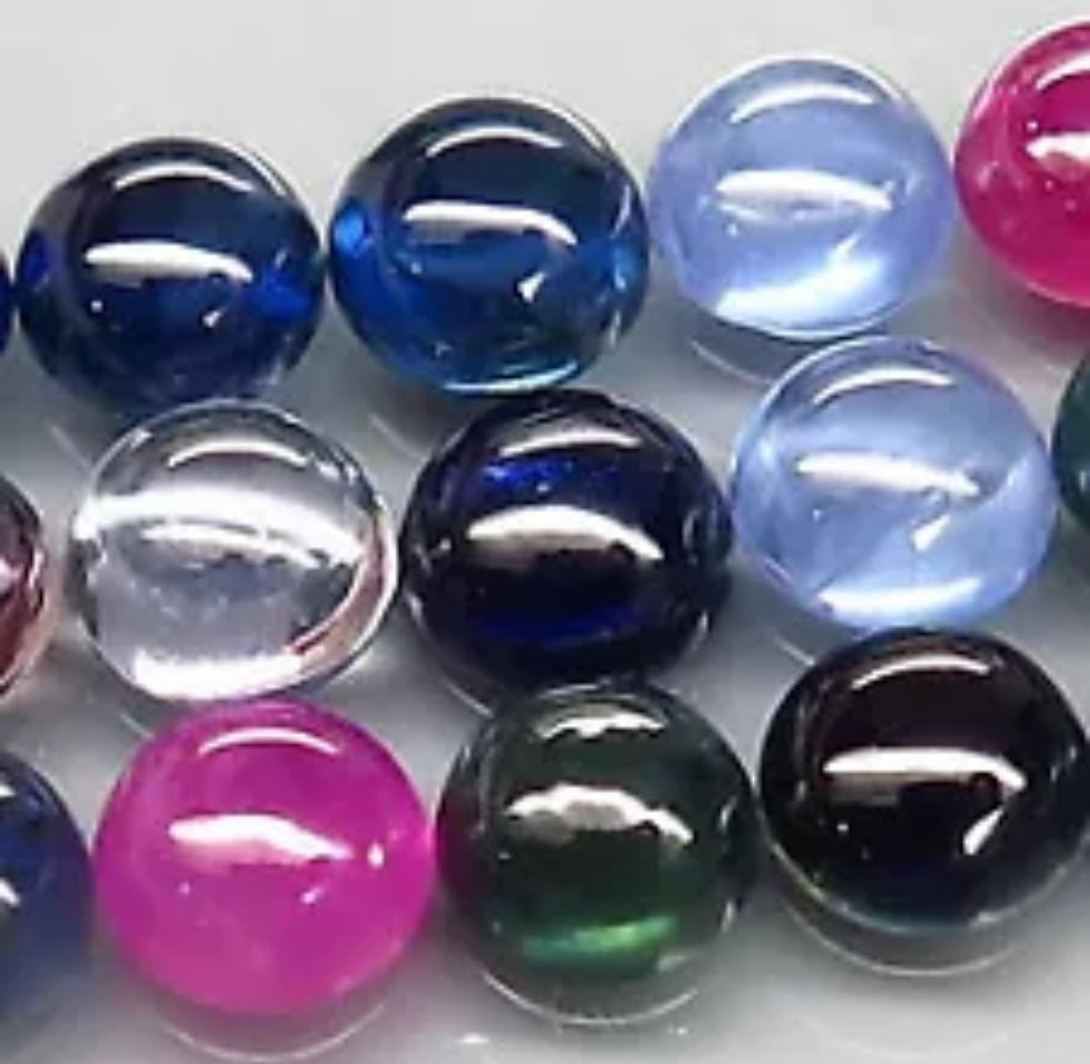 Lot de 15 saphirs d'Afrique 5.85 carats