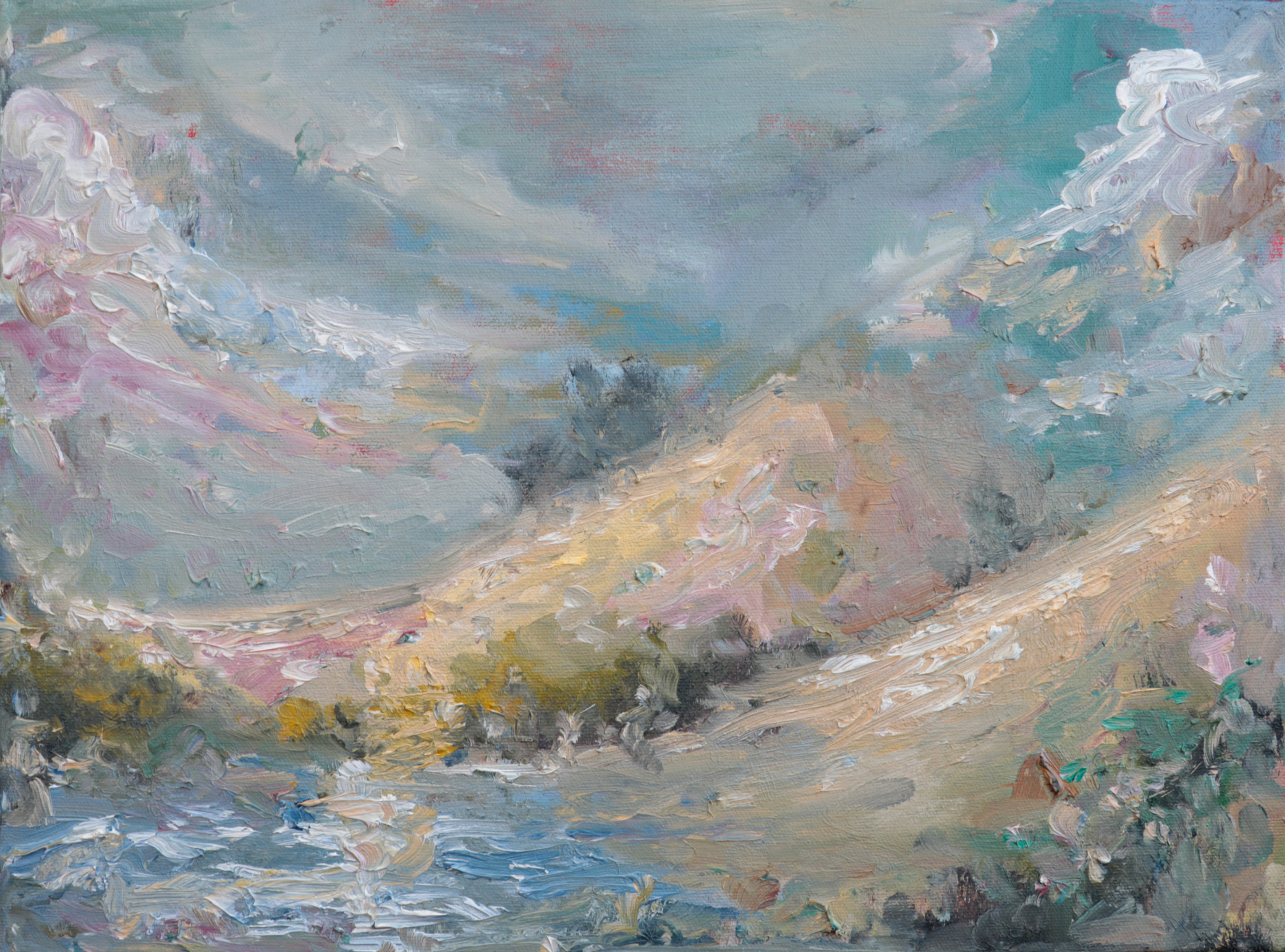 Dreamy Dunes - Oil on Canvas - Framed