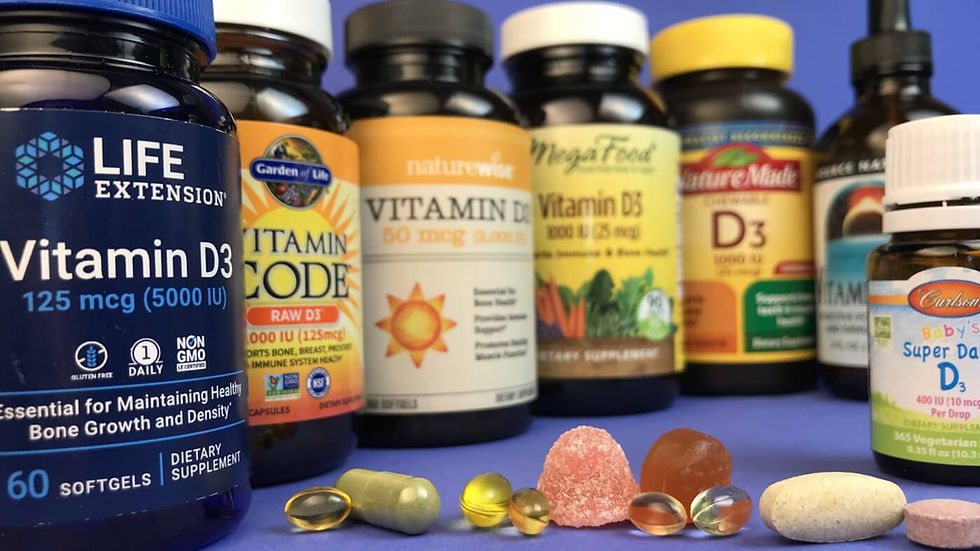 Taking Vitamins recommended through the intolerance testing method.