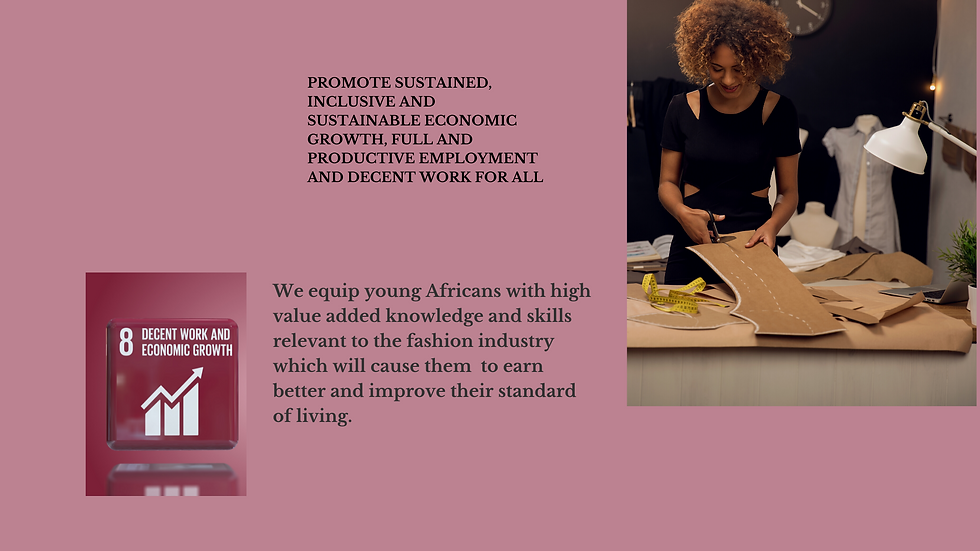 promote sustained, inclusive and sustainable economic growth, full and productive employme