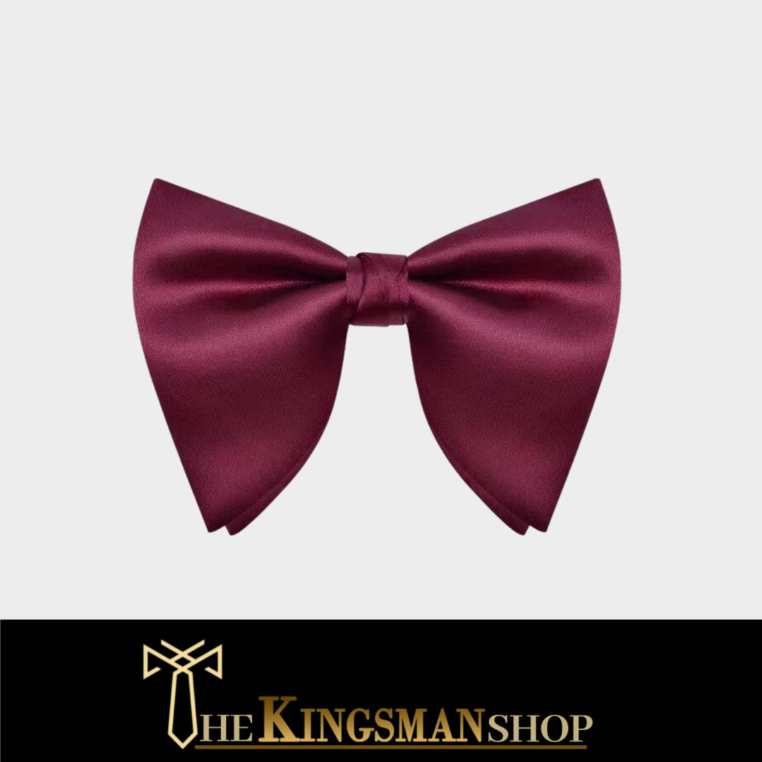 KC Burgundy Jumbo Bowtie KC4441
