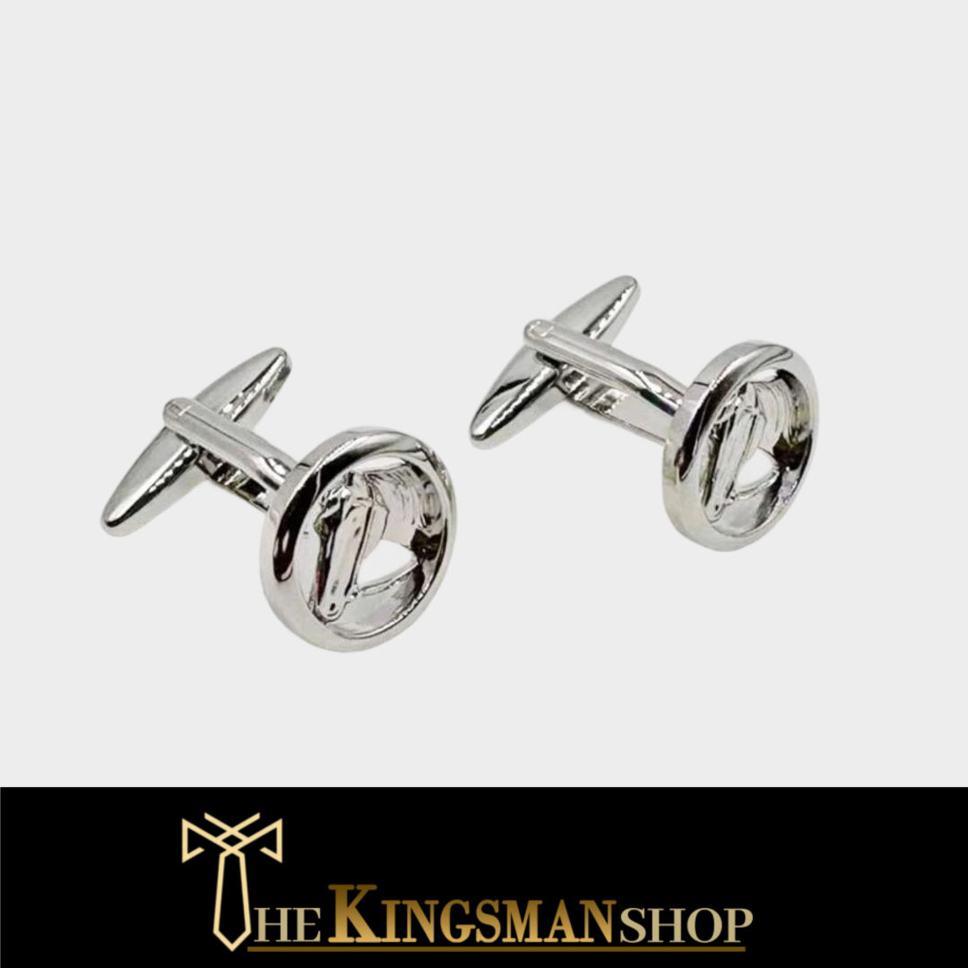 Silver Cufflink