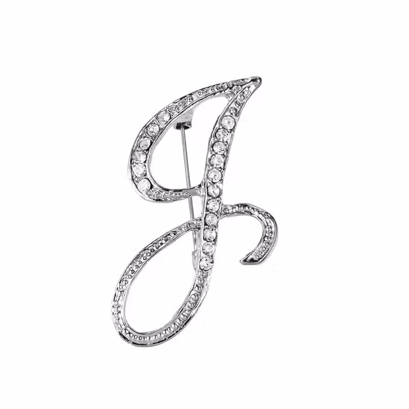 Thumbnail: Silver Letter Lapel Pin | A-Z