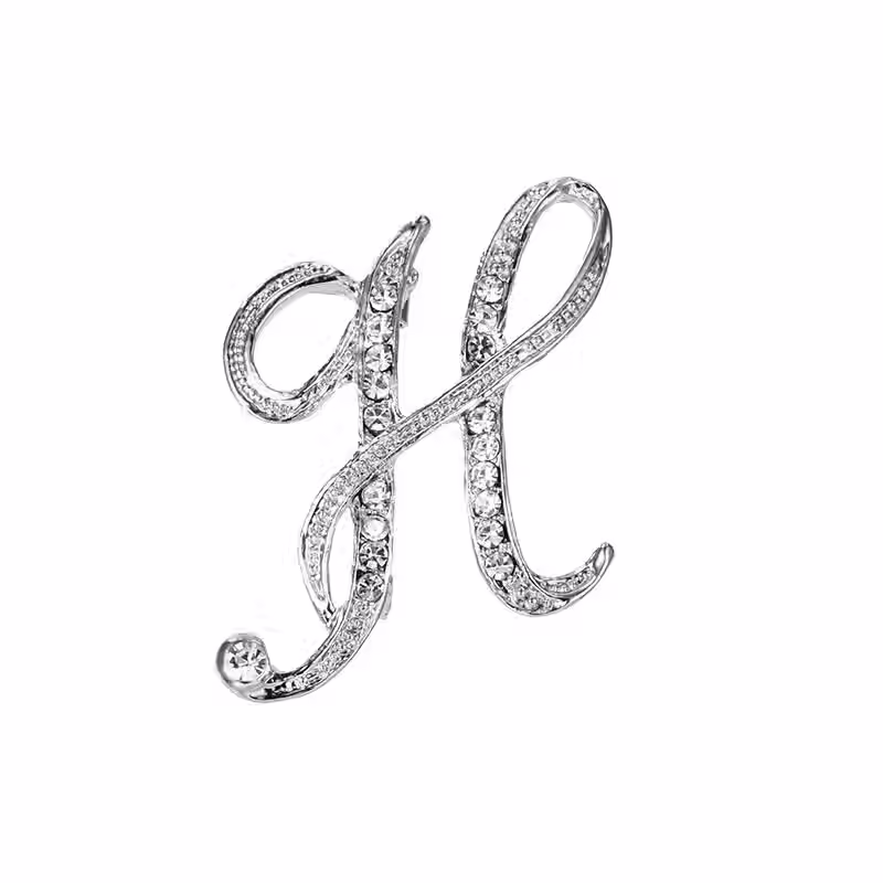 Thumbnail: Silver Letter Lapel Pin | A-Z