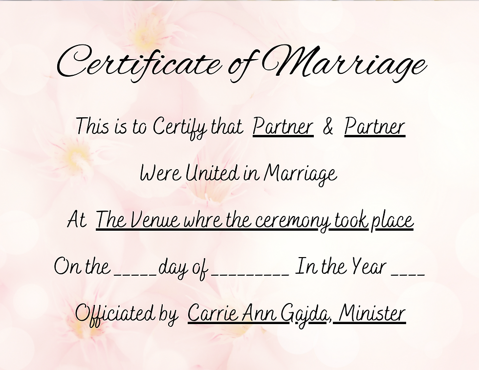Marriage Certificate #10