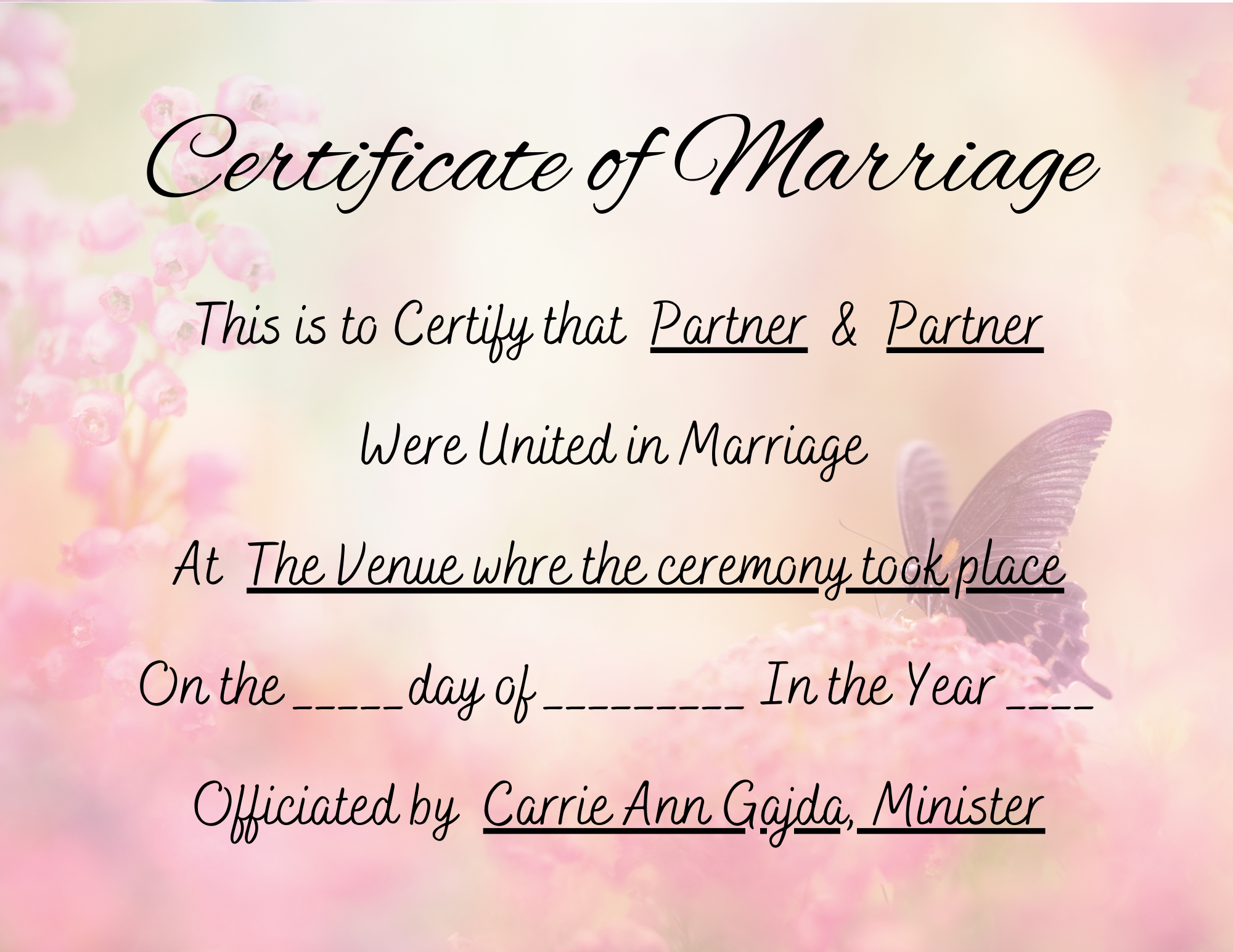 Marriage Certificate #29