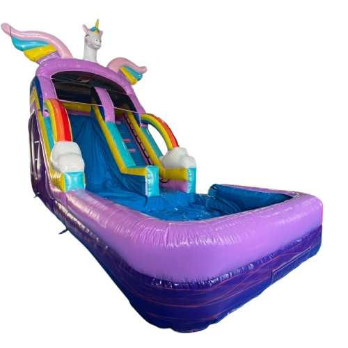 tobogan gonflabil cu apa