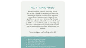 Deugd van de maand: rechtvaardigheid