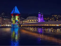 Фестиваль света Lilu в Люцерне