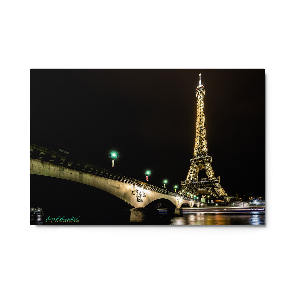 Thumbnail: Eiffel Tower at Night Under Bridge