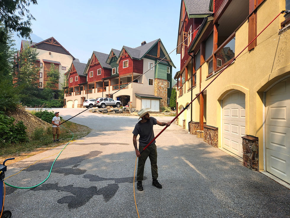 west kootenay curb appeal power washing services