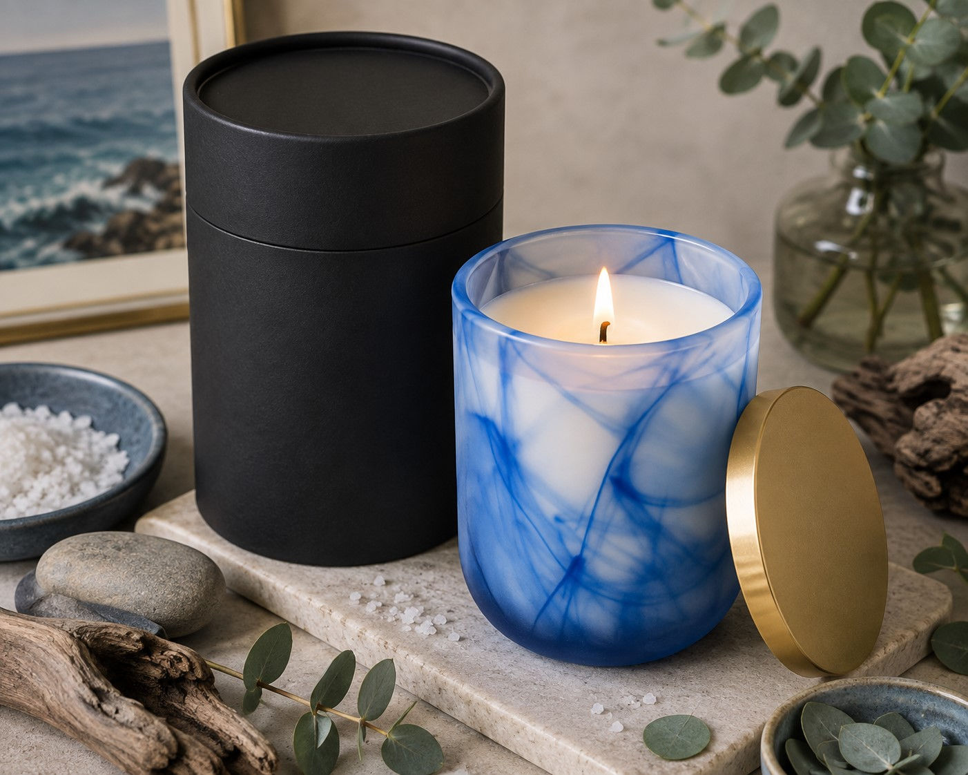 Mineral Drift | Marine, Lavender, Cedar