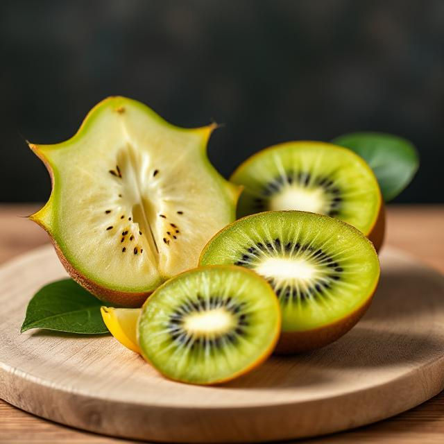 Starfruit and Kiwi