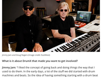 Extensive Interview with Jimmy Jam talking about DrumX by EastWest