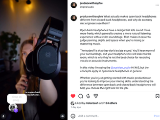 Produce with Sophie: Austrian Audio Hi-X65