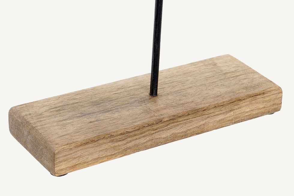 Thumbnail: Close-up of textured mango wood base