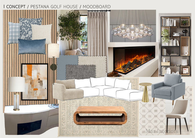 Interior design, kitchen, living room, 3D, design, decoration, home, Portugal, Algarve, Portimão, Portfolio, Projects, mar interiors, moodboard,