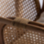 Thumbnail: Woven rattan kids chair detail rattan detail and arm view