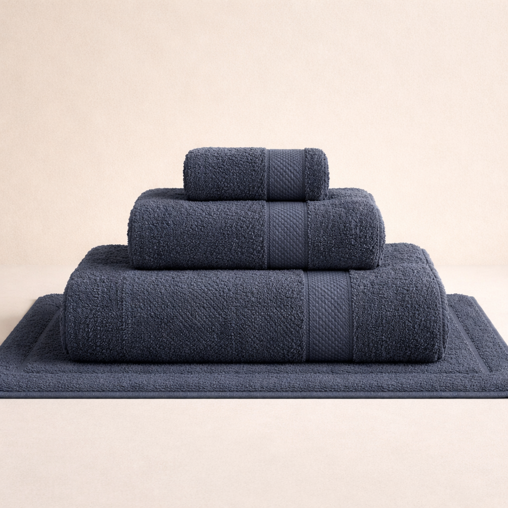 Luxury Cotton Towel Set – Dark Grey
