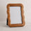 Miniatura: Acacia wood picture frame with sculpted wavy edges