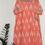 Thumbnail: D-23 Peach Ikat Dress