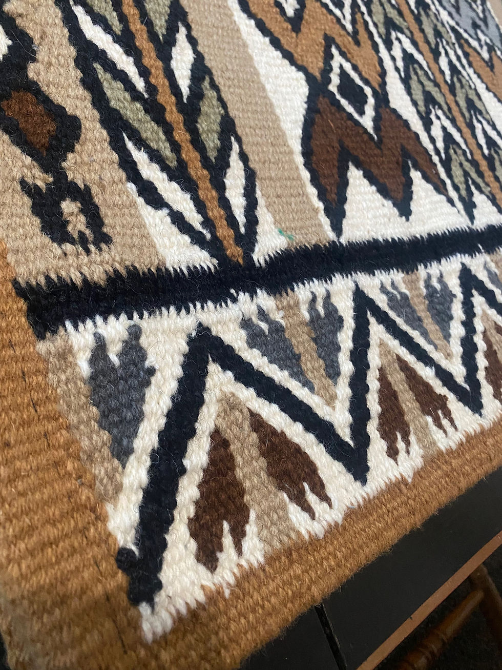 Thumbnail: Wool Saddle Blanket ~ Kickin’ Dust, Buckskin