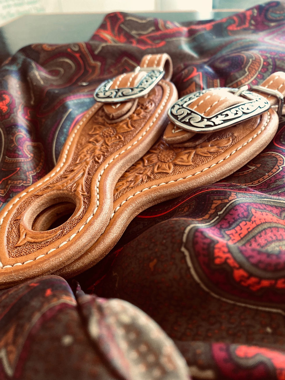 Thumbnail: Slobber Straps, Floral Design