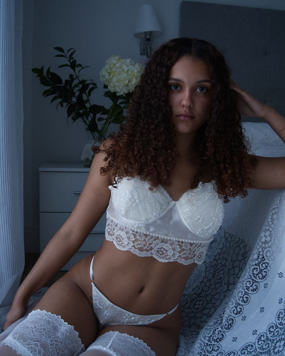 In White