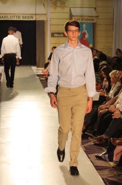 Runway Blue Seersucker 4