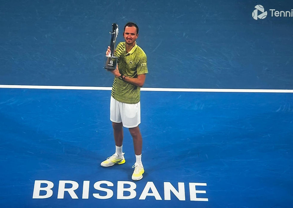 Victoire de Daniil Medvedev à Brisbane 