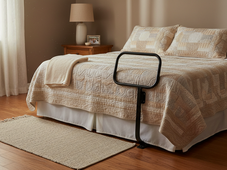 Safe Bed Rail Aids for Seniors to Get In and Out of Bed Easily